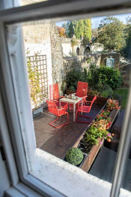 Georgian House Garden Apartment Bath Bagian luar foto